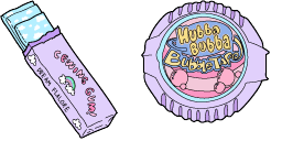 Cursor preview: Bubblegum Beach - 58 - cute-cursor.com