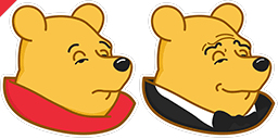 Cursor preview: Winnie the Pooh Meme - 66 - cute-cursor.com