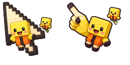 Cursor preview: Cute Minecraft Verity Mod - 66 - cute-cursor.com