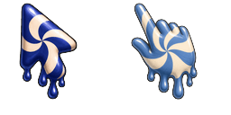 Cursor preview: Blueberry Melt - 66 - cute-cursor.com