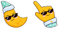 Cursor preview: Cursodji Cool - 66 - cute-cursor.com