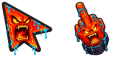 Cursor preview: Custom Cursor Hellfire - 66 - cute-cursor.com