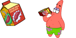 Cursor preview: Patrick's Spongebob - 66 - cute-cursor.com