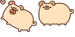 Cursor preview: Classic Pusheen Cat - 66 - cute-cursor.com