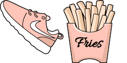 Cursor preview: Soft Pink Cursors - 66 - cute-cursor.com