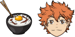 Cursor preview: Shoyo Hinata - 66 - cute-cursor.com