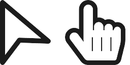 Cursor preview: Modern Cute - 66 - cute-cursor.com