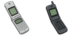 Cursor preview: Motorola RAZR V3 and StarTAC - 65 - cute-cursor.com