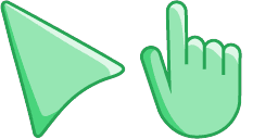 Cursor preview: Celadon Green - 66 - cute-cursor.com
