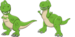 Cursor preview: Toy Story Rex - 1 - cute-cursor.com
