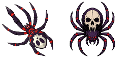 Cursor preview: Marvel Spider-Man Skull Spider - 1 - cute-cursor.com