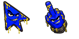 Cursor preview: Custom Cursor Rebel - 66 - cute-cursor.com