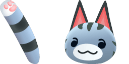 Cursor preview: Lolly Cat - 66 - cute-cursor.com