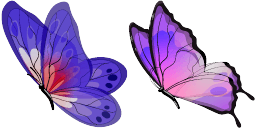 Cursor preview: Butterfly - 1 - cute-cursor.com