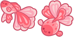 Cursor preview: Betta Fish - 64 - cute-cursor.com
