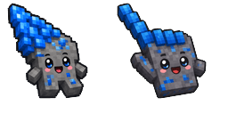 Cursor preview: Cute Minecraft Lapis Ore - 63 - cute-cursor.com