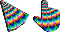 Cursor preview: Pulse Illusion - 64 - cute-cursor.com