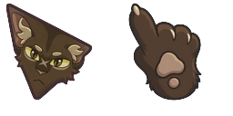 Cursor preview: Warrior Cats Slash Cute Cursor Pack - 66 - cute-cursor.com