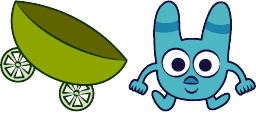 Cursor preview: Cute Cursor Pack - PaRappa the Rapper Uee - 66 - cute-cursor.com