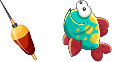 Cursor preview: Fishing - 66 - cute-cursor.com