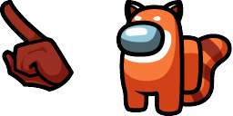 Cursor preview: Crewmate Collage - 64 - cute-cursor.com