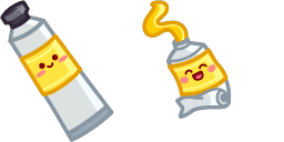 Cursor preview: Paint Tube - 65 - cute-cursor.com