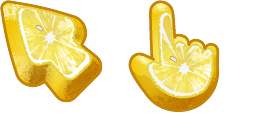 Cursor preview: Sunshine Lemon - 66 - cute-cursor.com