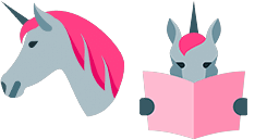 Cursor preview: Unicorn - 66 - cute-cursor.com