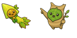 Cursor preview: Zelda Switch 2 Korok Buddy - 66 - cute-cursor.com