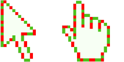 Cursor preview: Candy - 1 - cute-cursor.com