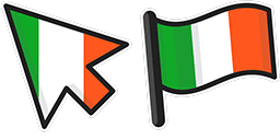 Cursor preview: Ireland Flag - 66 - cute-cursor.com