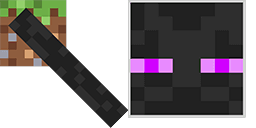 Cursor preview: Enderman Earth - 66 - cute-cursor.com
