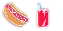 Cursor preview: Delicious - 65 - cute-cursor.com