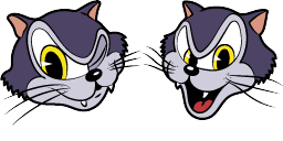 Cursor preview: Cute Cursor Pack: Cuphead Katzenwagen - 7 - cute-cursor.com