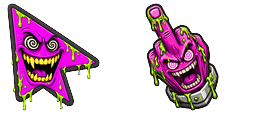 Cursor preview: Custom Cursor Unhinged - 66 - cute-cursor.com