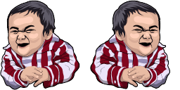 Cursor preview: Evil Toddler Meme - 66 - cute-cursor.com
