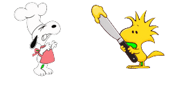 Cursor preview: Spread Butter Snoopy - 65 - cute-cursor.com