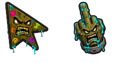 Cursor preview: Custom Cursor Garbage Human - 66 - cute-cursor.com