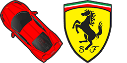 Cursor preview: Ferrari 458 Italia - 66 - cute-cursor.com