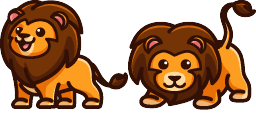 Cursor preview: Wild Safari - 64 - cute-cursor.com