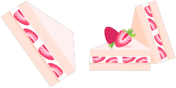 Cursor preview: Custom Cursor Fruit Sando Pack - 50 - cute-cursor.com