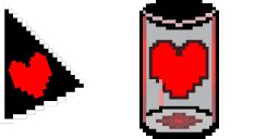 Cursor preview: Undertale Character Mix - 66 - cute-cursor.com