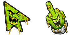 Cursor preview: Custom Cursor Goblin - 66 - cute-cursor.com