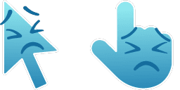 Cursor preview: Persevering Face - 67 - cute-cursor.com