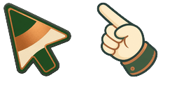 Cursor preview: Forest Copper Palette - 66 - cute-cursor.com