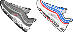 Cursor preview: Air Max 97 Waves - 8 - cute-cursor.com