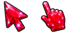 Cursor preview: Ruby Crystal Arrow - 59 - cute-cursor.com