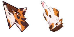 Cursor preview: Cute Spottedleaf - 67 - cute-cursor.com