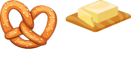 Cursor preview: Pretzel - 67 - cute-cursor.com