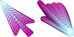 Cursor preview: Deluxe Bloom - 66 - cute-cursor.com